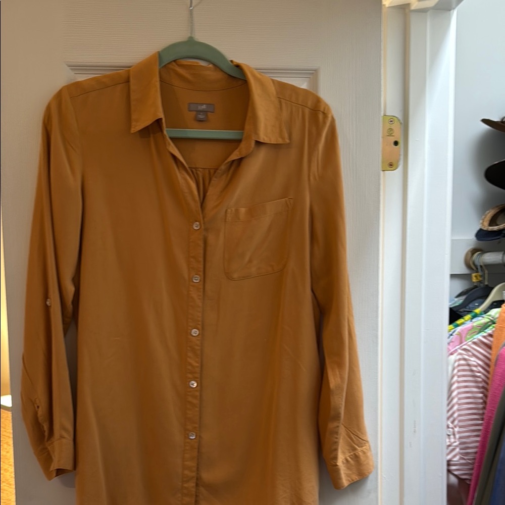 J. Jill Mustard Blouse